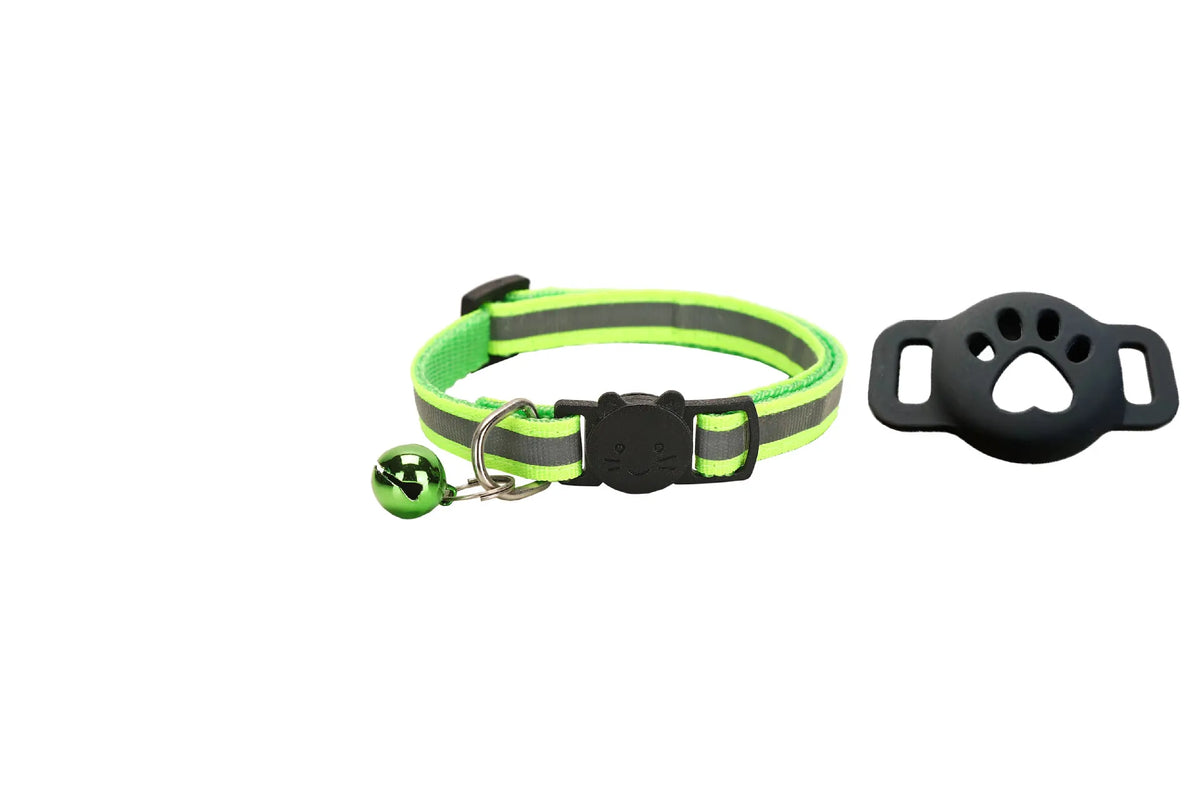 iOS GPS Tracker & Reflective Cat Collar Bundle | Anti-Lost for Cats & Kittens