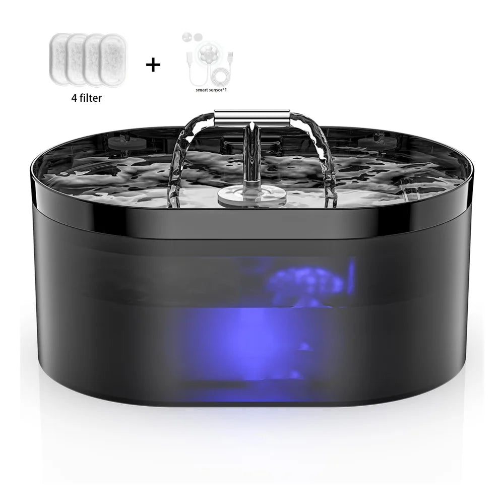 2.2L T-Shape Cat Water Fountain with Filter