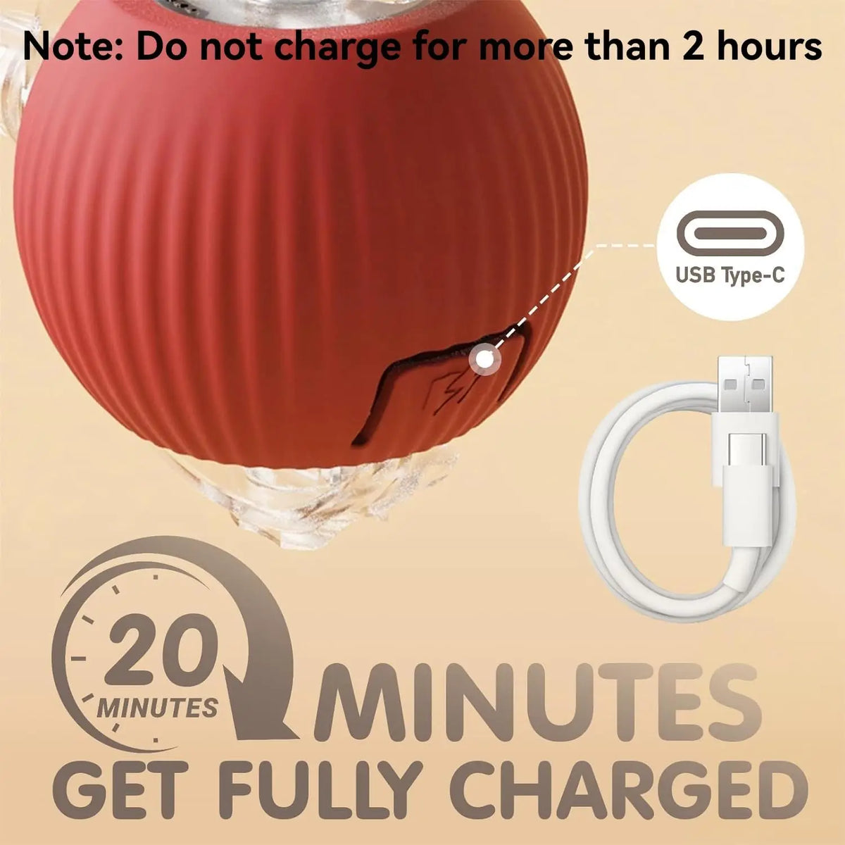 Automatic Rolling Ball Cat Toy | USB Rechargeable | 3 Speed Modes