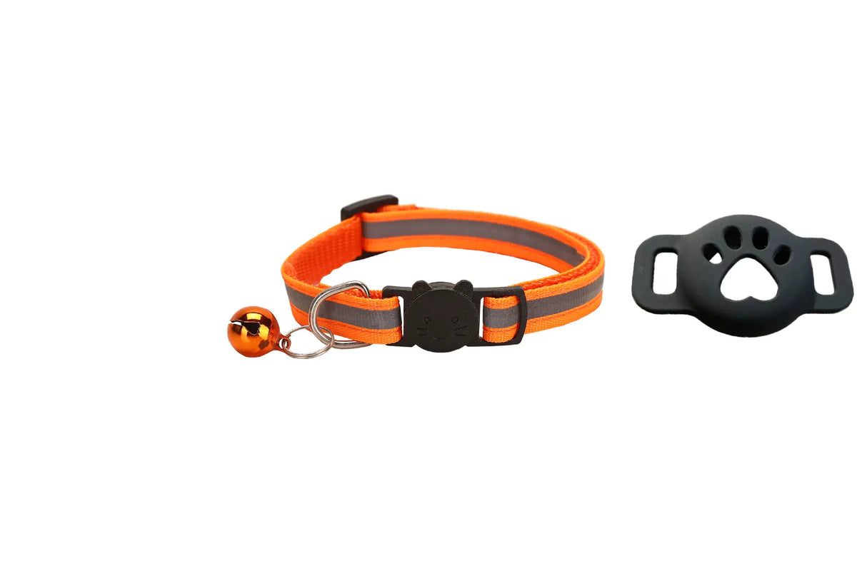 iOS GPS Tracker & Reflective Cat Collar Bundle | Anti-Lost for Cats & Kittens