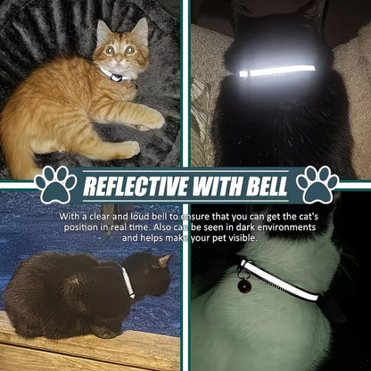 iOS GPS Tracker & Reflective Cat Collar Bundle | Anti-Lost for Cats & Kittens