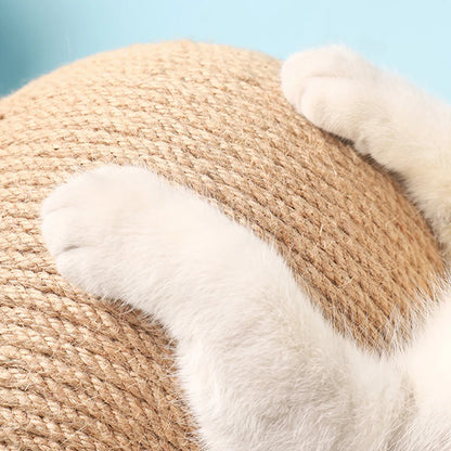 Cat Scratching Ball | Sisal Rope Scratcher Toy for Kittens & Cats