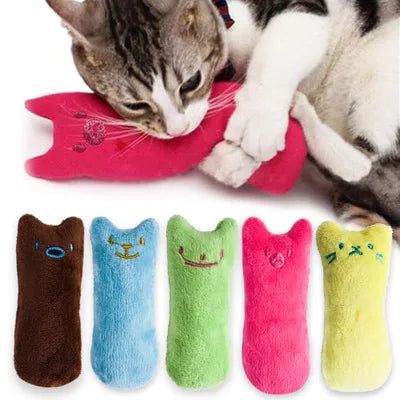 Catnip Chew Toy for Cats – Interactive Plush Bite & Grind Toy