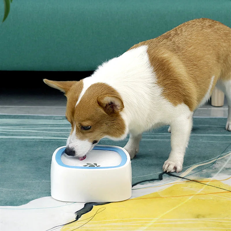 No-Spill Floating Pet Water Bowl for Cats & Dogs