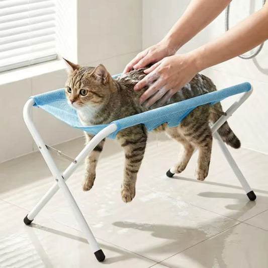 Cat Grooming Hammock | Pet Bathing & Nail Trimming Sling for Cats & Dogs