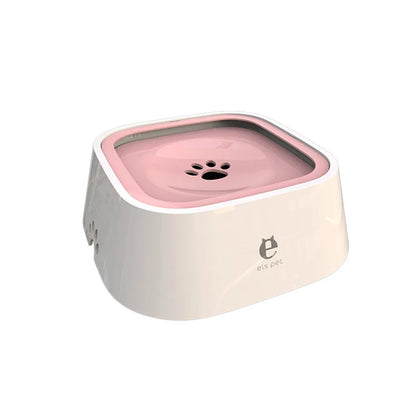 No-Spill Floating Pet Water Bowl for Cats & Dogs