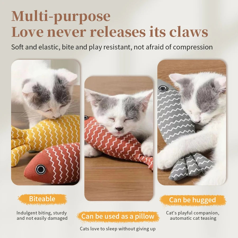 Catnip Fish Toy for Cats