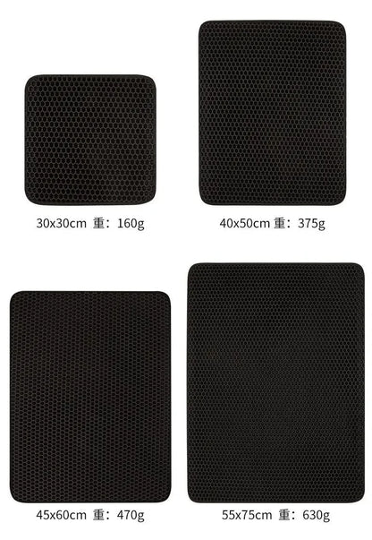 Double Layer Waterproof Cat Litter Mat