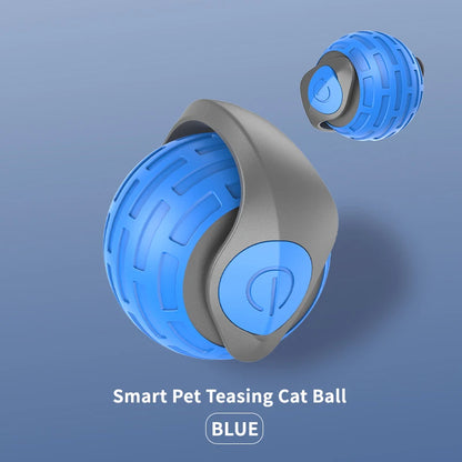 Interactive Electric Rolling Ball Cat Toy with Tail