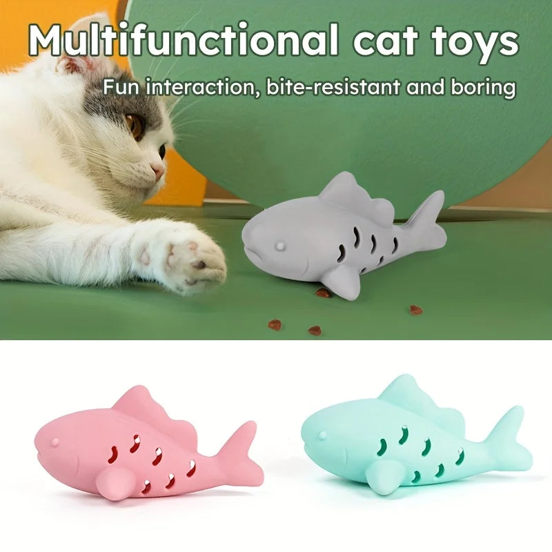 Silicone Treat-Hiding Chew Toy for Cats & Dogs