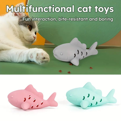 Silicone Treat-Hiding Chew Toy for Cats & Dogs