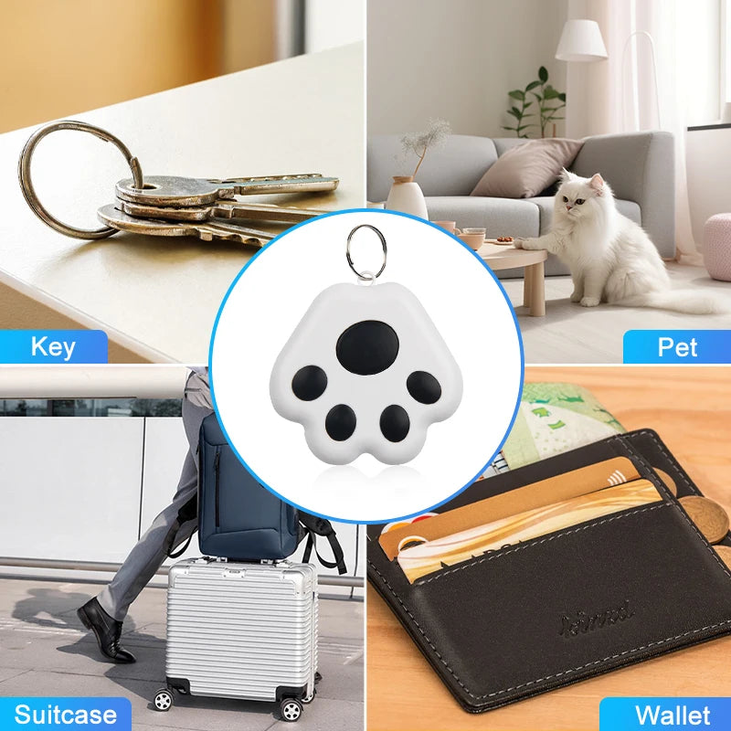 Mini Bluetooth Cat & Pet Tracker Tag | Anti-Loss Finder for Cats