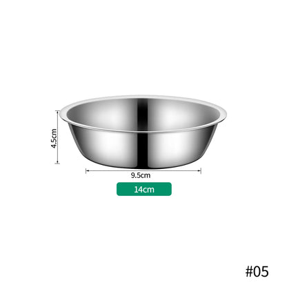 Stainless Steel Pet Bowls for Cats & Dogs | 5 Sizes