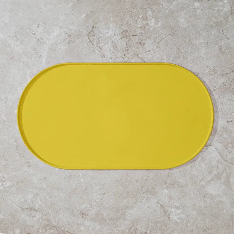 Non-Slip Waterproof Cat Feeding Mat | Silicone Pet Food Mat