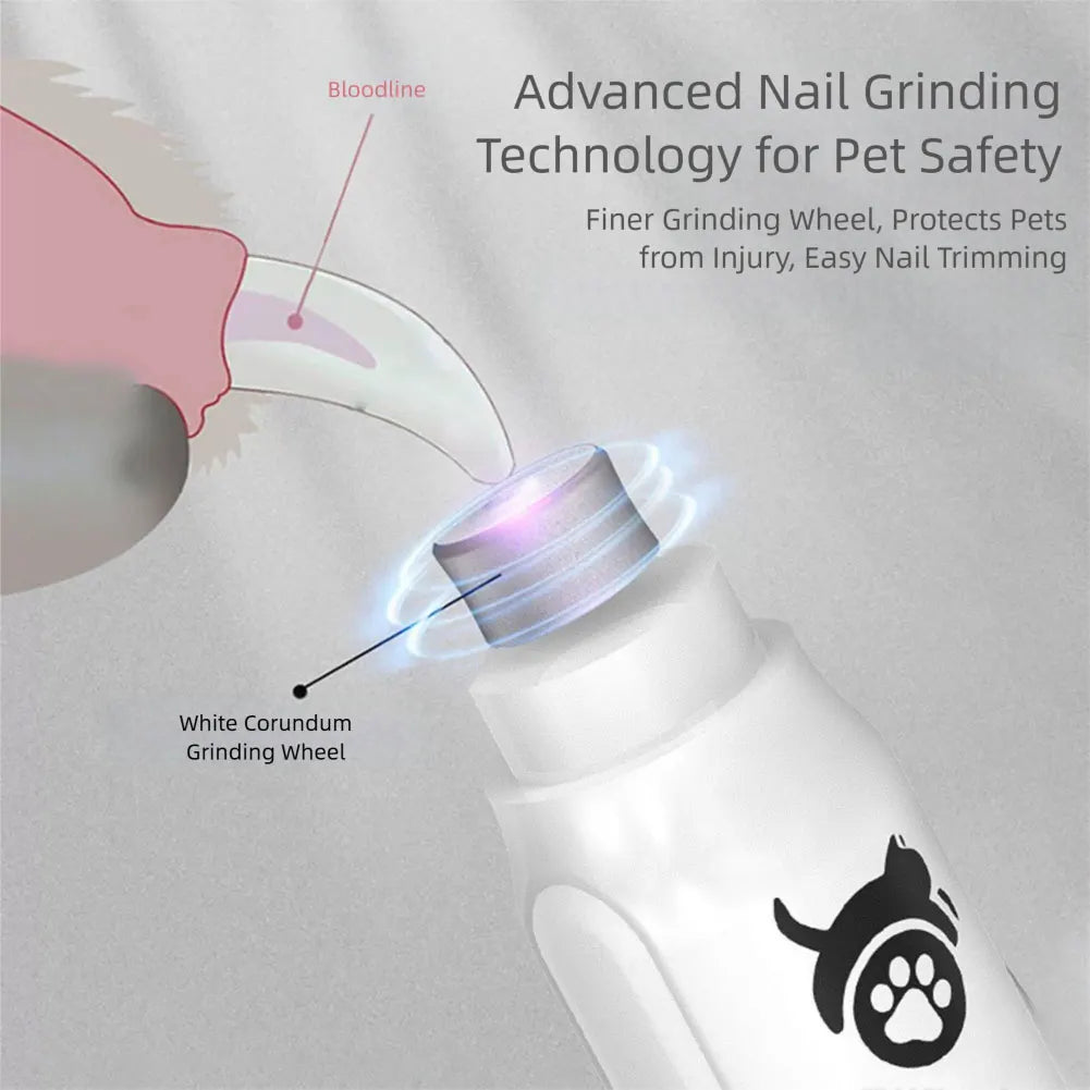 Electric Pet Nail Grinder for Cats & Dogs
