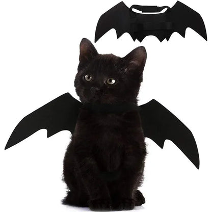 Cat Bat Wings Halloween Costume | Felt Bat Wings for Cats & Small Dogs