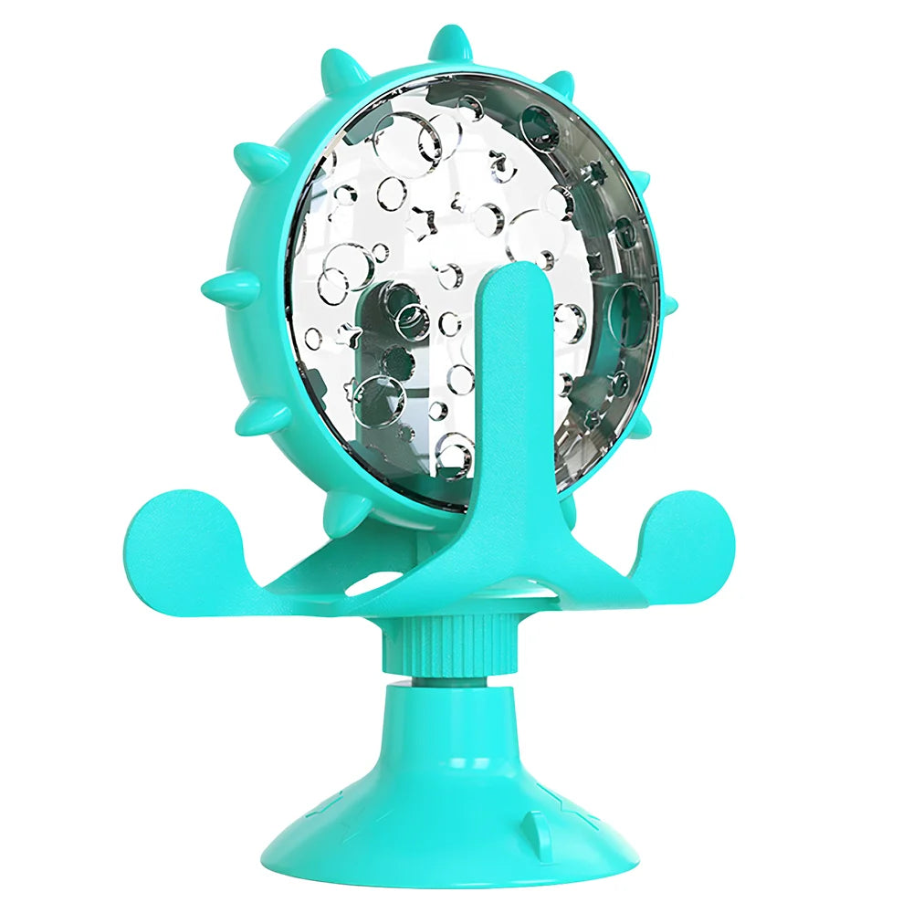 Spinning Windmill Treat Dispenser Cat Toy