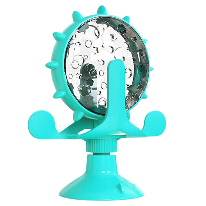 Spinning Windmill Treat Dispenser Cat Toy