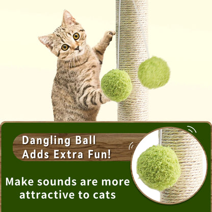 Leaf Cat Scratching Post with Sisal Rope