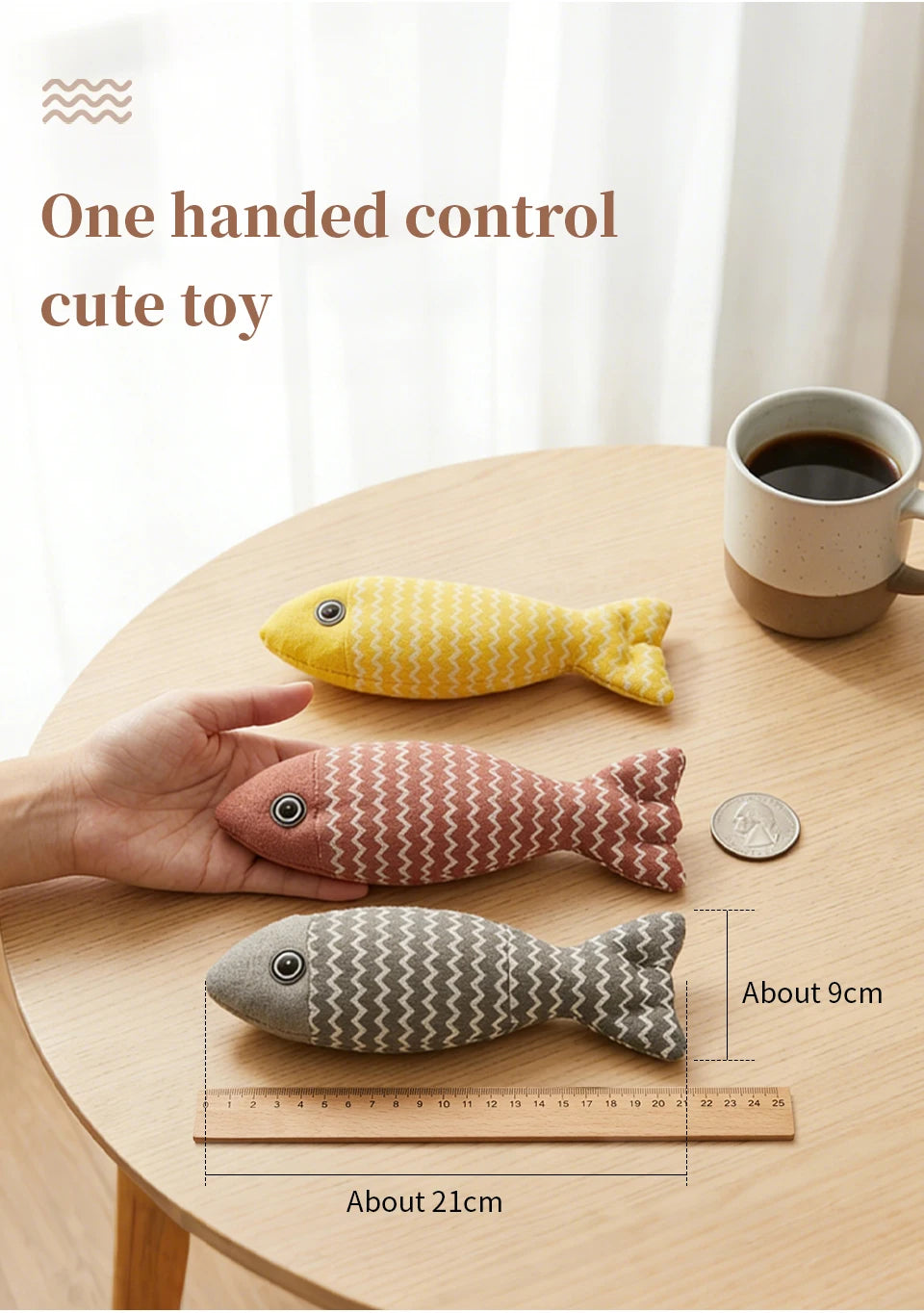 Catnip Fish Toy for Cats