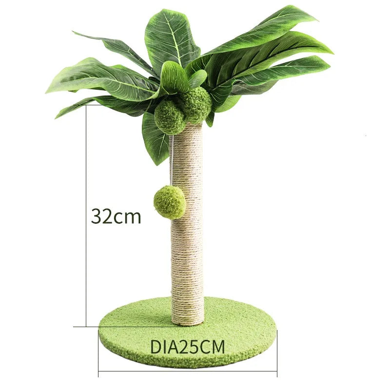 Leaf Cat Scratching Post with Sisal Rope