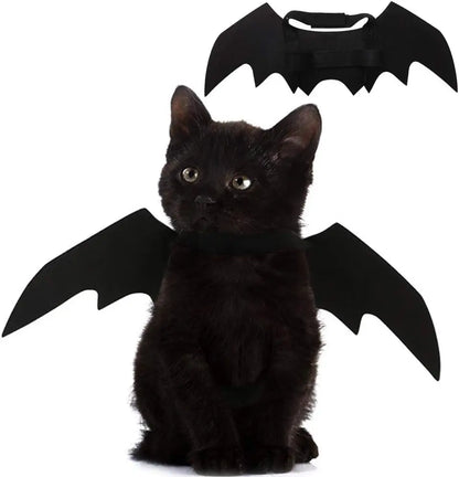Cat Bat Wings Halloween Costume | Felt Bat Wings for Cats & Small Dogs