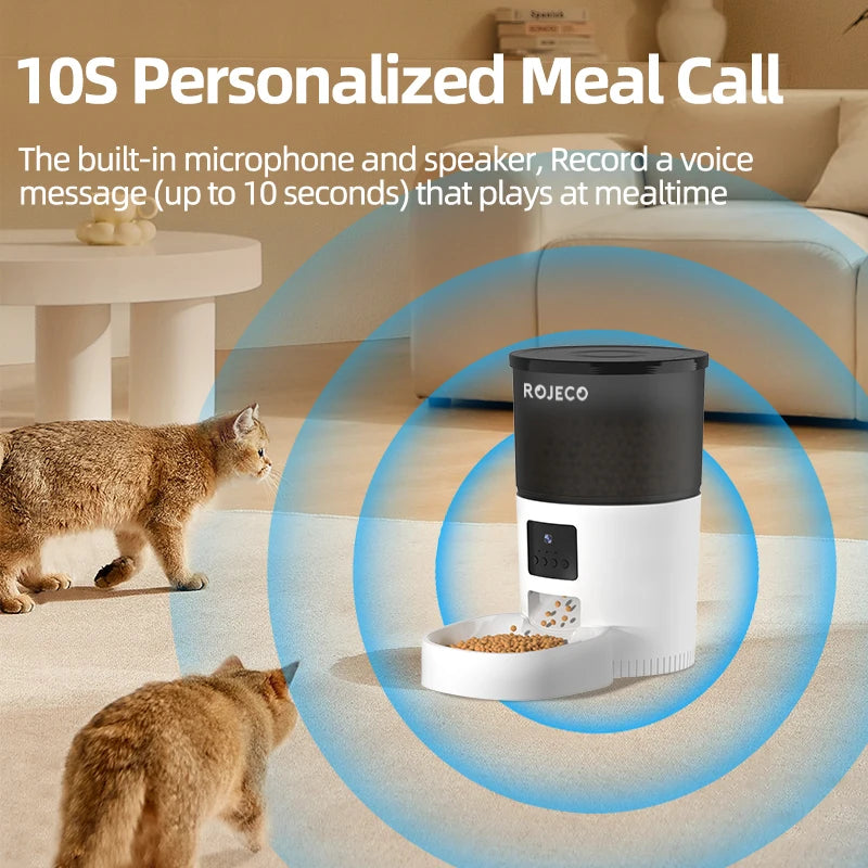 Automatic Cat Feeder with Camera & App Control