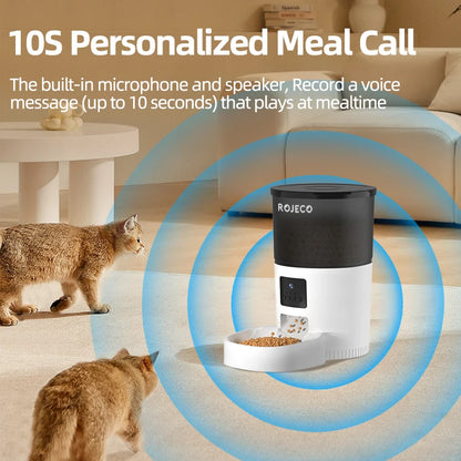 Automatic Cat Feeder with Camera & App Control