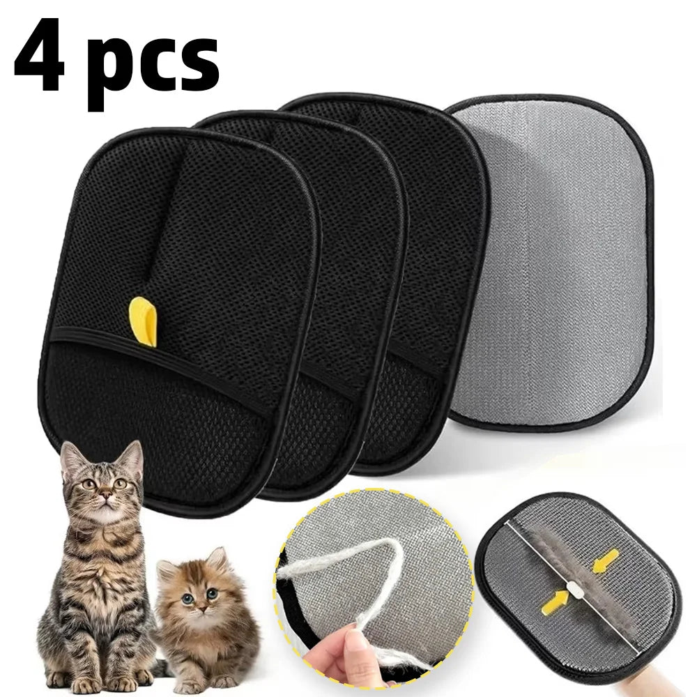 Pet Hair Removal Grooming Glove | Reusable Cat & Dog Hair Remover