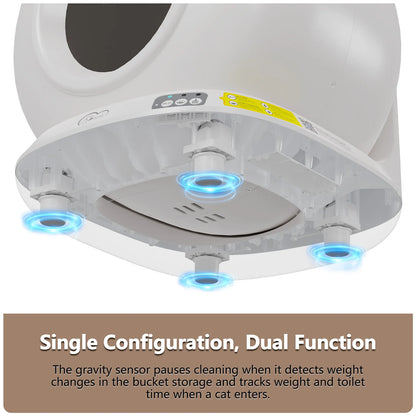 DOEL Smart Self-Cleaning Cat Litter Box with App Control | 78L, WiFi, Auto Scoop