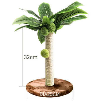 Leaf Cat Scratching Post with Sisal Rope