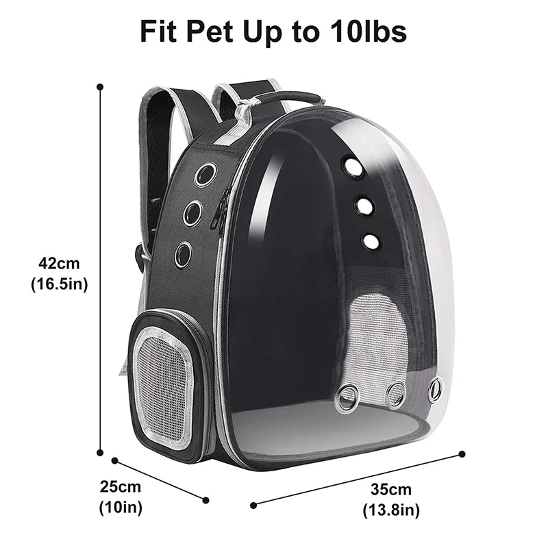 Space Cat Backpack Carrier | Bubble Window Backpack for Cats