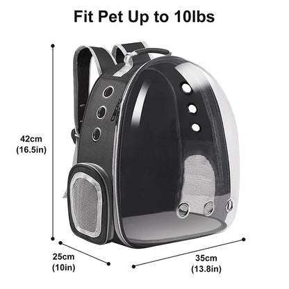 Space Cat Backpack Carrier | Bubble Window Backpack for Cats