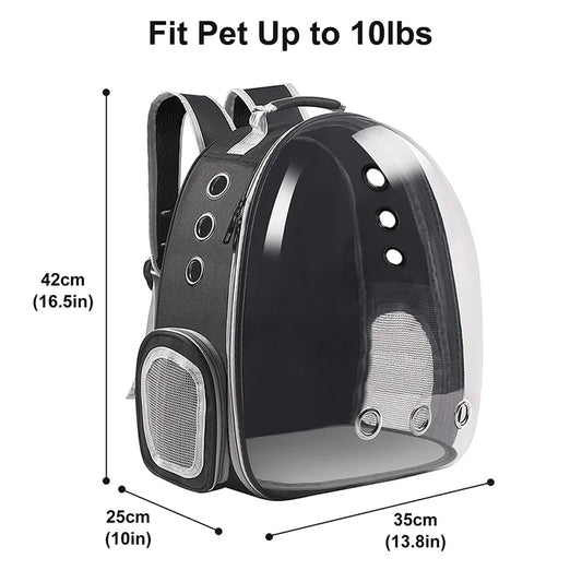Space Cat Backpack Carrier | Bubble Window Backpack for Cats