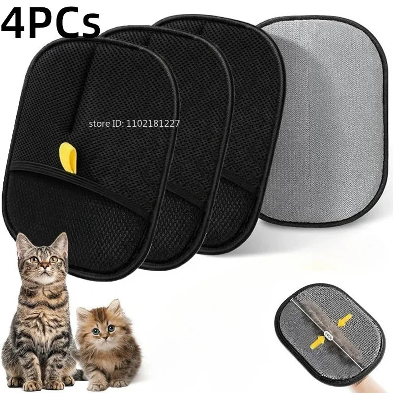 Pet Hair Removal Grooming Glove | Reusable Cat & Dog Hair Remover
