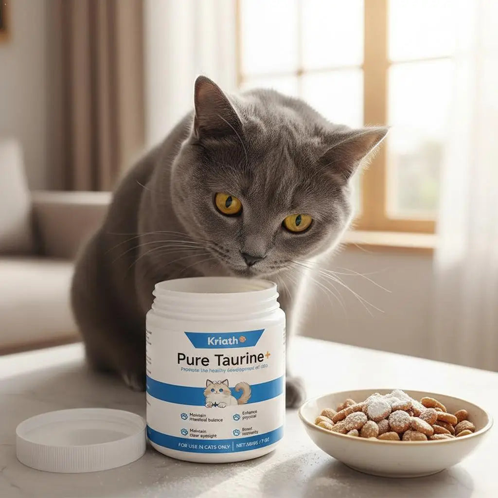 Cat Taurine Powder 200g | Heart, Eye & Immune Health Supplement for Cats