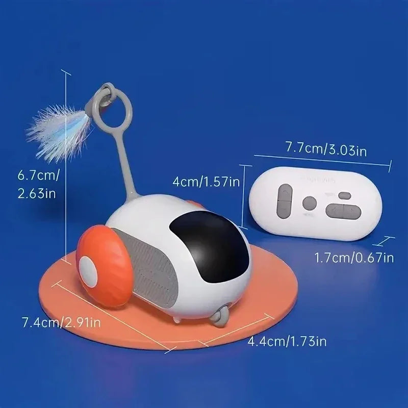 Electric Remote Control Cat Toy Car | Interactive Indoor Cat Toy