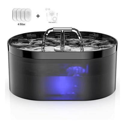 2.2L T-Shape Cat Water Fountain with Filter