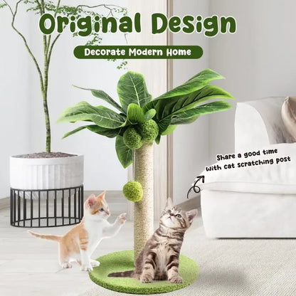 Leaf Cat Scratching Post with Sisal Rope