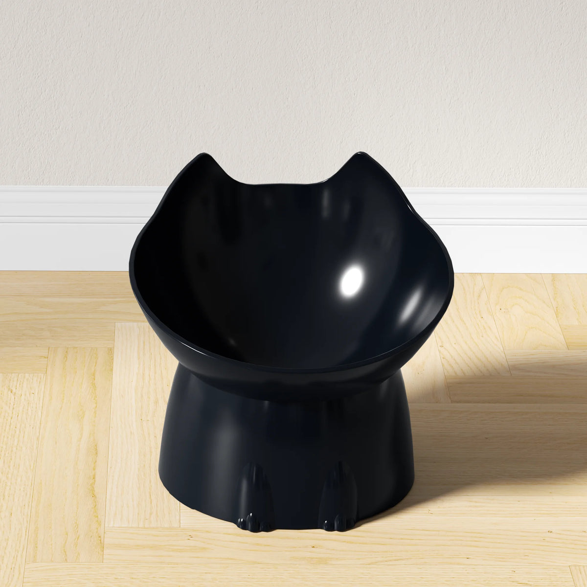 Elevated Tilted Cat Bowl | Anti-Tip Raised Feeding Dish