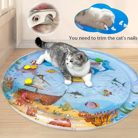 Inflatable Pet Cooling Water Play Mat | Summer Cat & Dog Mat