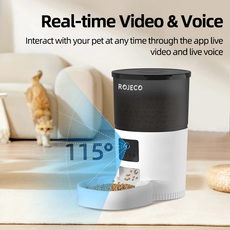 Automatic Cat Feeder with Camera & App Control