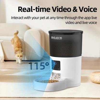 Automatic Cat Feeder with Camera & App Control