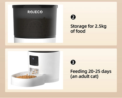 Automatic Cat Feeder with Camera & App Control