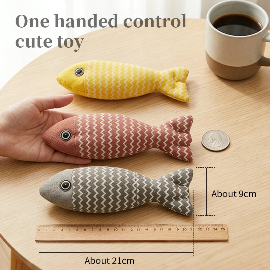 Catnip Fish Toy for Cats