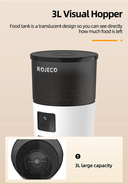 Automatic Cat Feeder with Camera & App Control