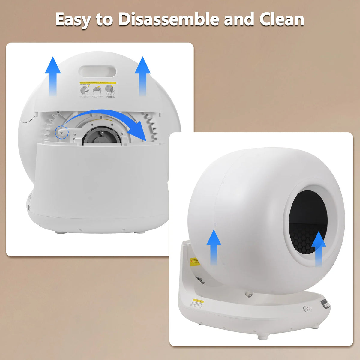 DOEL Smart Self-Cleaning Cat Litter Box with App Control | 78L, WiFi, Auto Scoop