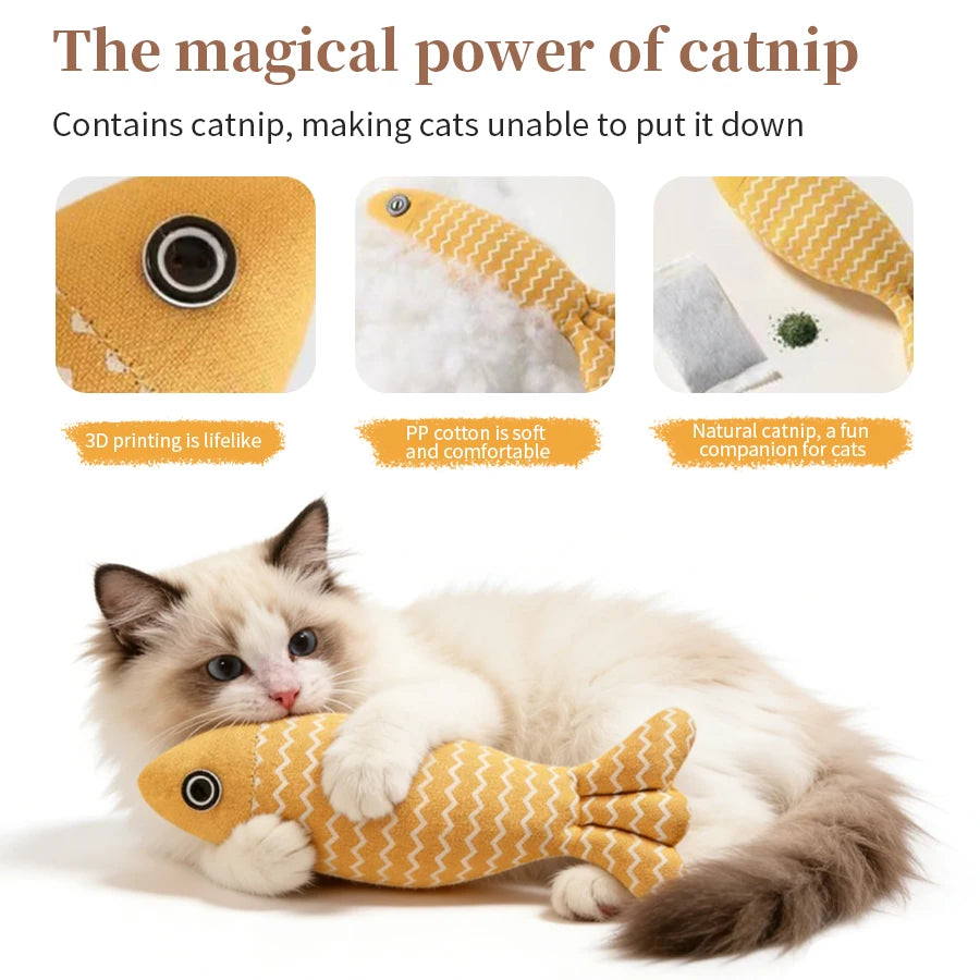 Catnip Fish Toy for Cats