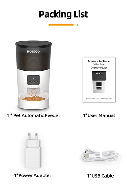 Automatic Cat Feeder with Camera & App Control