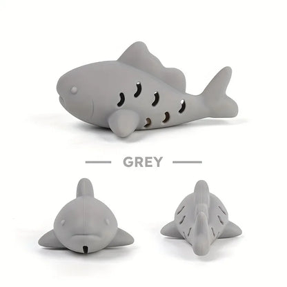 Silicone Treat-Hiding Chew Toy for Cats & Dogs